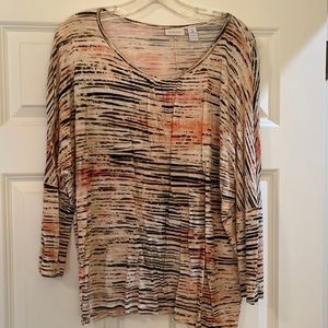 Just in time for fall- long sleeve tiger striped tee